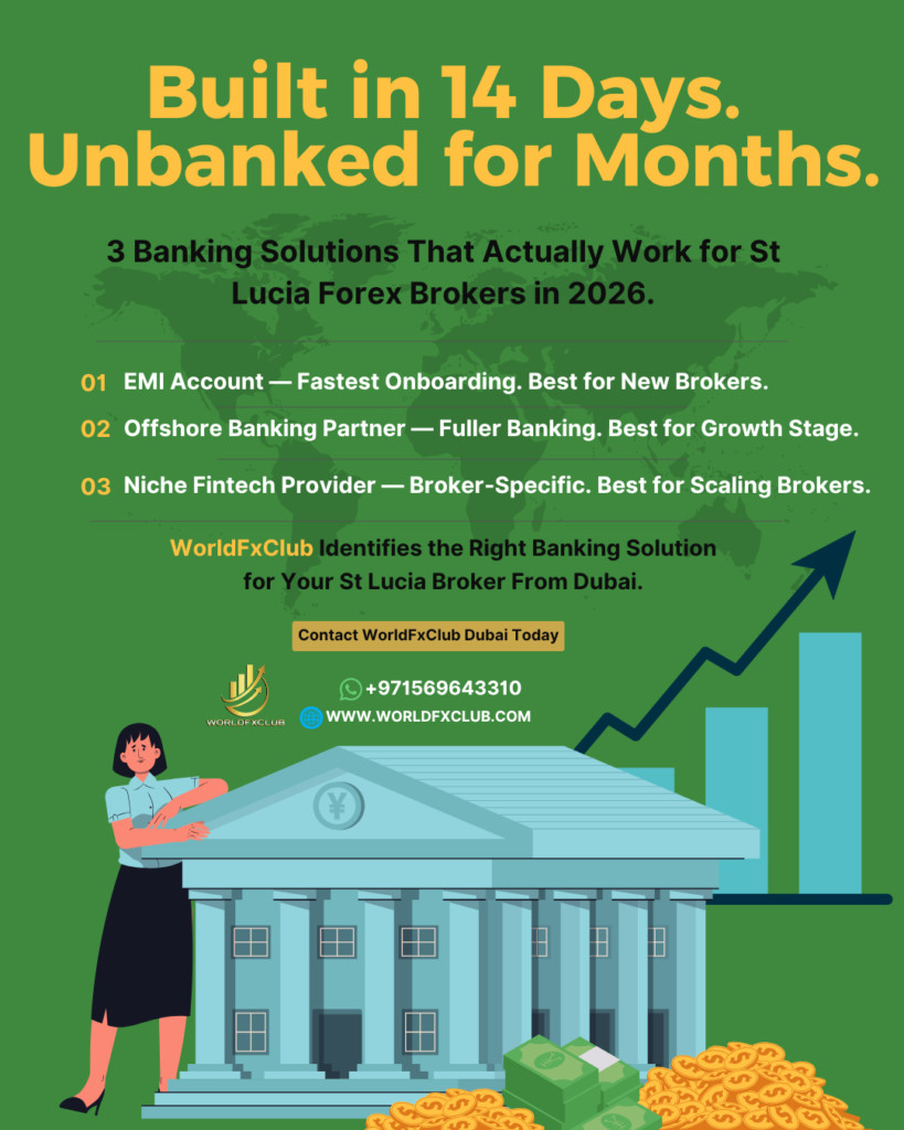 Banking Solutions for Forex Brokers in St Lucia — The Complete 2026 Guide