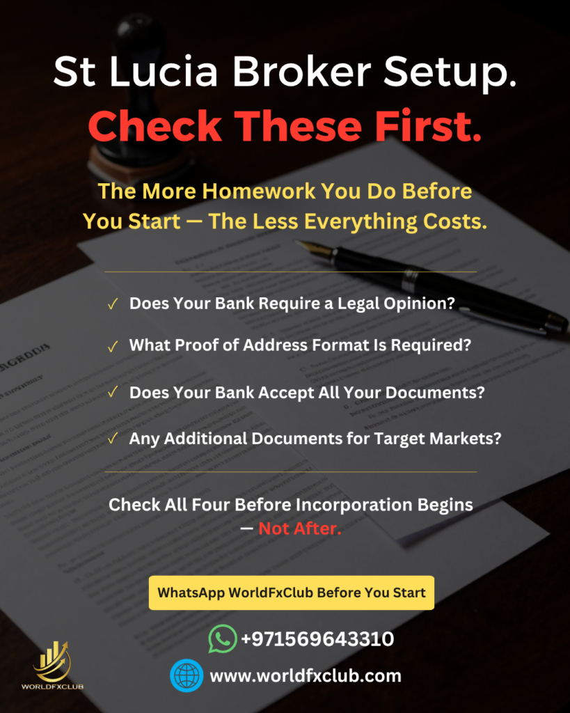 St Lucia Forex Broker Setup — Dos Don’ts and Precautions Every Founder Must Know